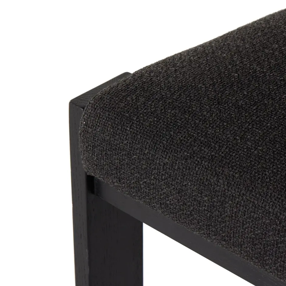 Roxy Dining Chair In Gibson Black by FOUR HANDS