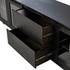 Toni Media Console In Worn Black Oak And Worn Black Veneer by Four Hands