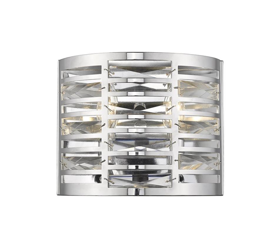 Cronise 2 Light Wall Sconce in Chrome Finish by Z-Lite
