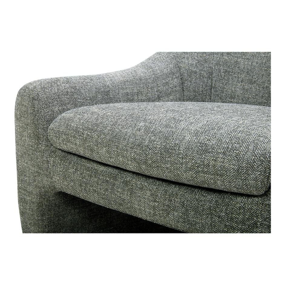 Kenzie Accent Chair Slated Moss by Moes Home