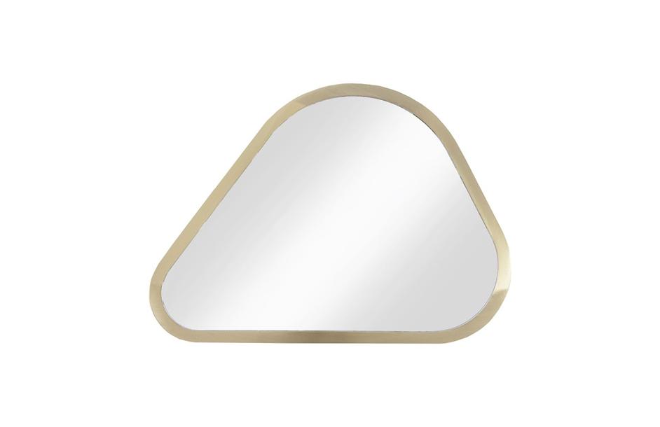 Pebble Mirrors, Set of 4, Brushed Brass by PHILLIPS COLLECTION
