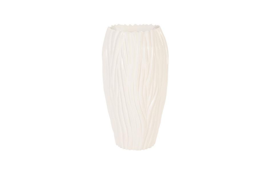 Alon Planter, Gel Coat White by PHILLIPS COLLECTION