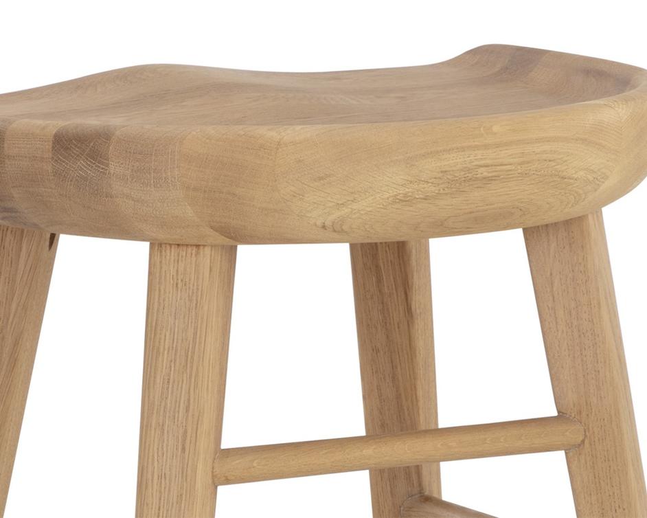 DOMINIC COUNTER STOOL - LIGHT OAK by Sunpan