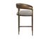 ZANATTA COUNTER STOOL - ZENITH TAUPE GREY by Sunpan