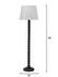 Barley Twist 1-Light Floor Lamp, Black Metal by Jamie Young