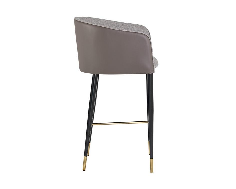Asher Barstool - Flint Grey / Napa Taupe by Sunpan