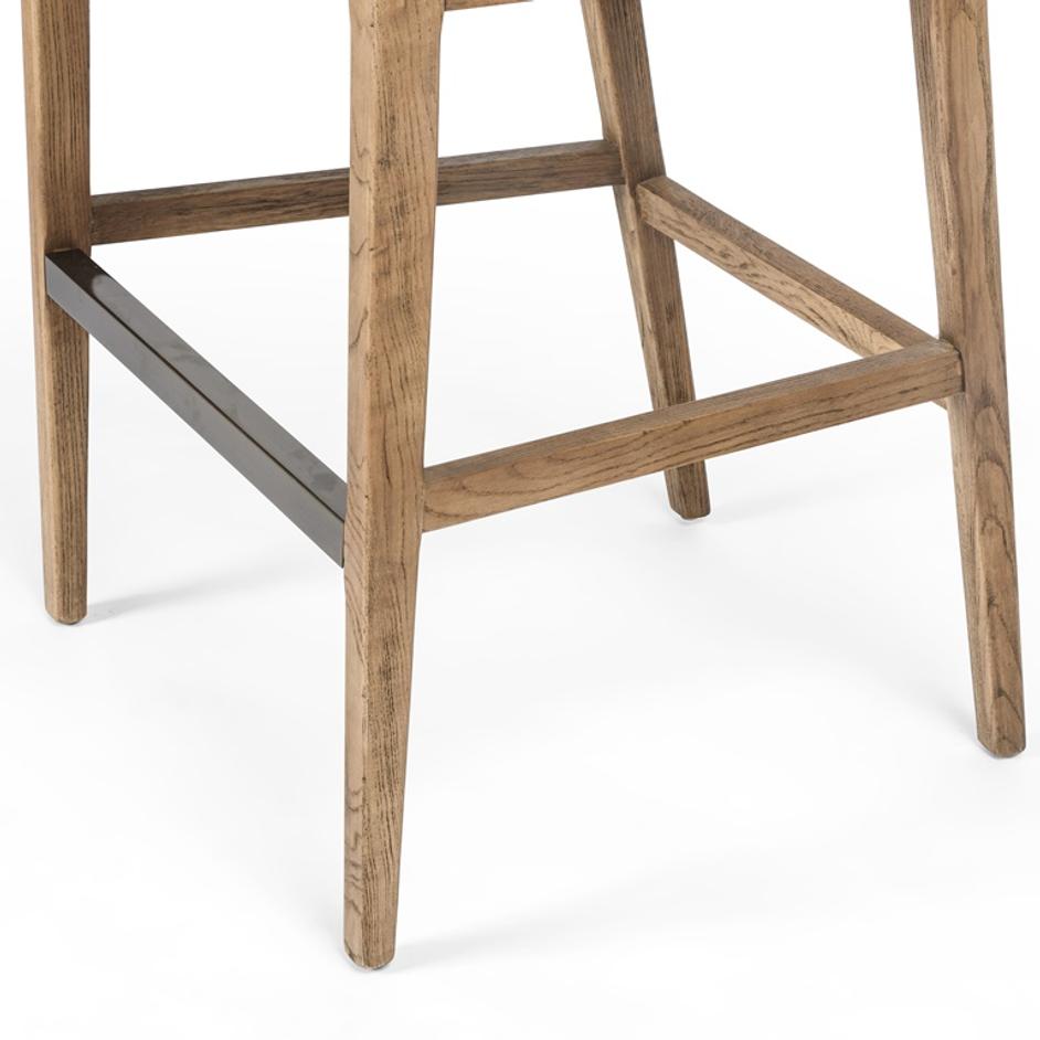 Antonia Stool In Savile Flax In Bar by FOUR HANDS