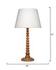 Revolution Wood Table Lamp with Linen Shade, Natural by Jamie Young