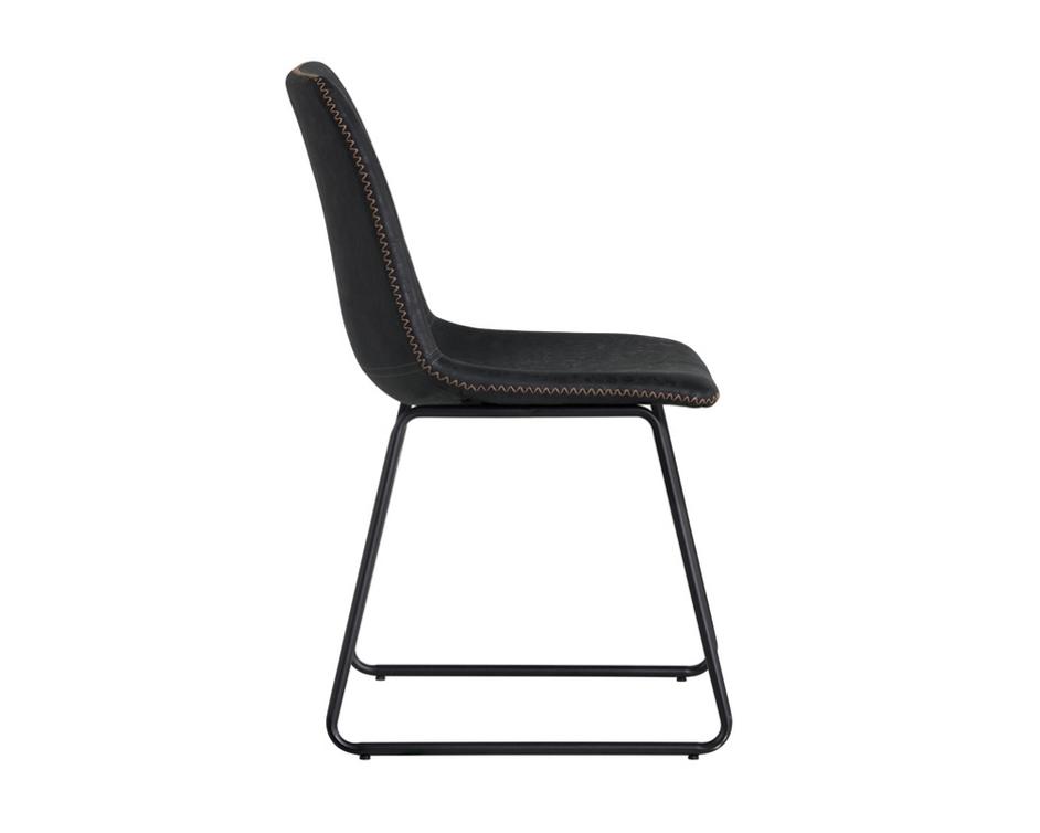 Cal Dining Chair - Antique Black by Sunpan
