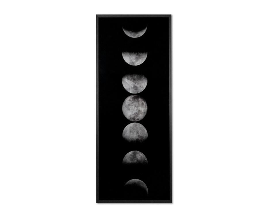 MOON PHASES - 72" X 30" - CHARCOAL FRAME by Sunpan