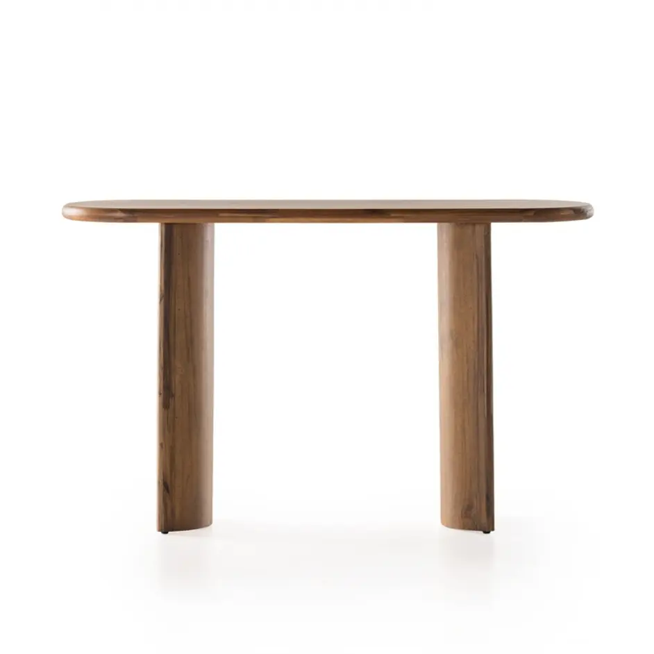 Paden Console Table - Sandy Acacia Solid by Four Hands