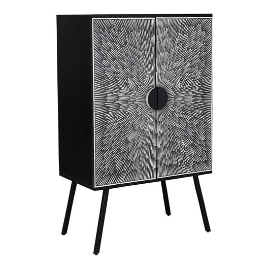 SUNBURST WINE CABINET by Moes Home