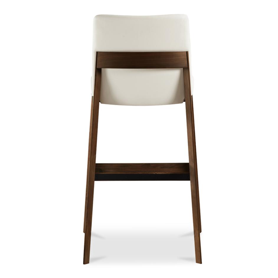 Deco Barstool White PVC by Moes Home