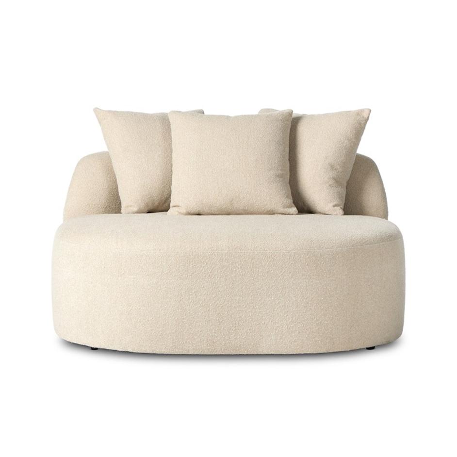 Micah Chaise In Oland Linen by Four Hands
