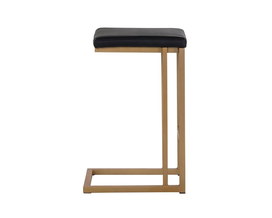 Boone Counter Stool - Champagne Gold - Onyx by Sunpan