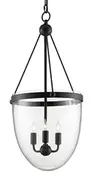 Ovolo Lantern In Antique Black by Currey & Company