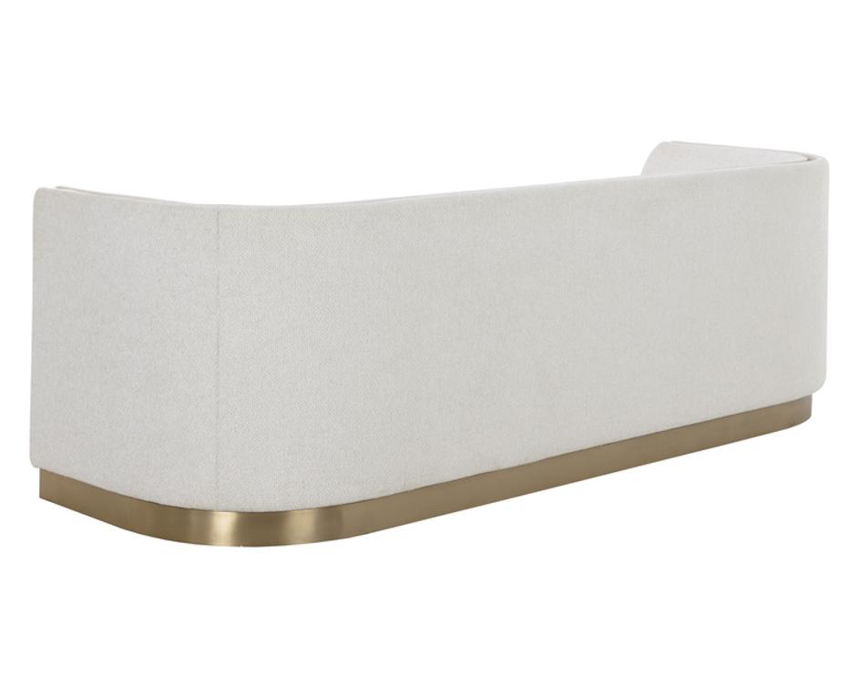 LARRON SOFA - RHEA LIGHT BARLEY by Sunpan