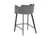Griffin Counter Stool - Town Grey / Roman Grey by Sunpan