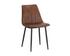 Drew Dining Chair - Black - Bravo Cognac by Sunpan