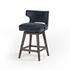 Task Swivel Counter Stool in Modern Velvet by FOUR HANDS