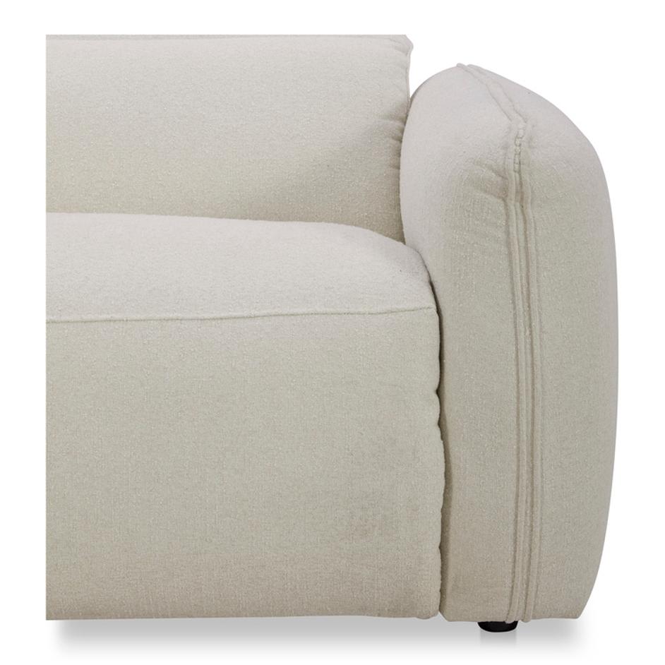Eli Power Recliner Chair Warm White by Moes Home