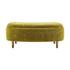 Leony Chenille Storage Bench, Seneca Olive  by New Pacific Direct