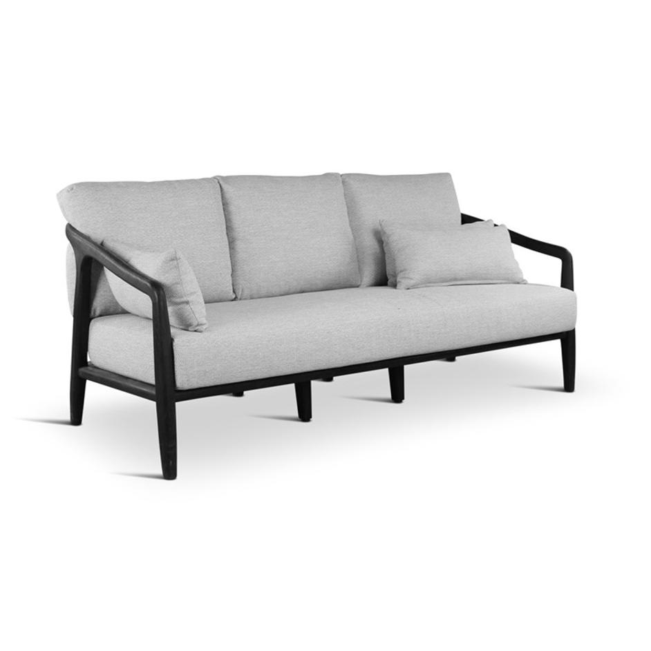 Aria Outdoor Sofa Black by Classic Home