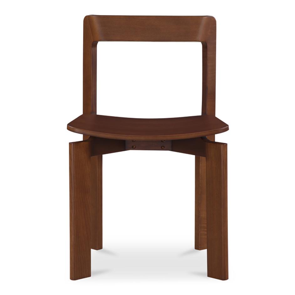 Daifuku Dining Chair Brown – Set Of Two by Moes Home