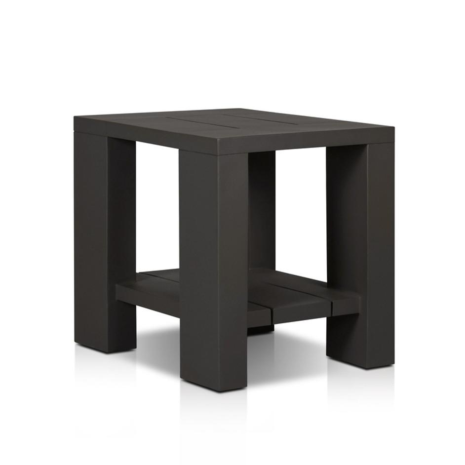Roca Outdoor Metal End Table by Four Hands
