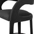 Hawkins Stool In Fiqa Boucle Charcoal In Bar by FOUR HANDS