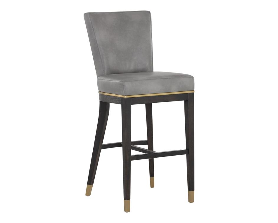 Alister Barstool - Bravo Metal / Polo Club Stone by Sunpan