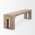 McArthur Whitewash Reclaimed Wood Bench by Mercana