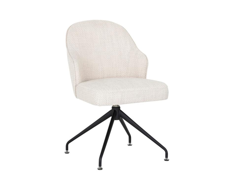 BRETTA SWIVEL DINING CHAIR - MOTO STUCCO by Sunpan