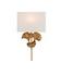 Gingko Gold Wall Sconce In Chinois Antique Gold Leaf by Currey & Company