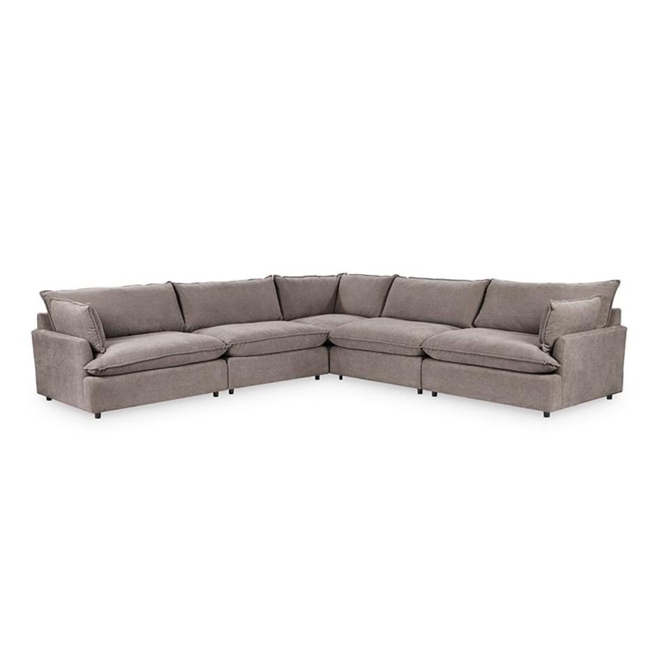 Caplan Upholstered 5pc Modular Sectional Elite by Classic Home
