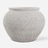 Floreana Round White Vase by Uttermost