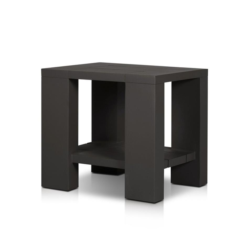 Roca Outdoor Metal End Table by Four Hands