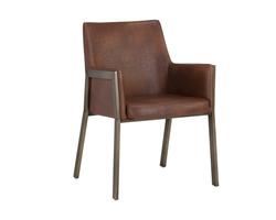 Bernadette Dining Armchair - Bravo Cognac by Sunpan