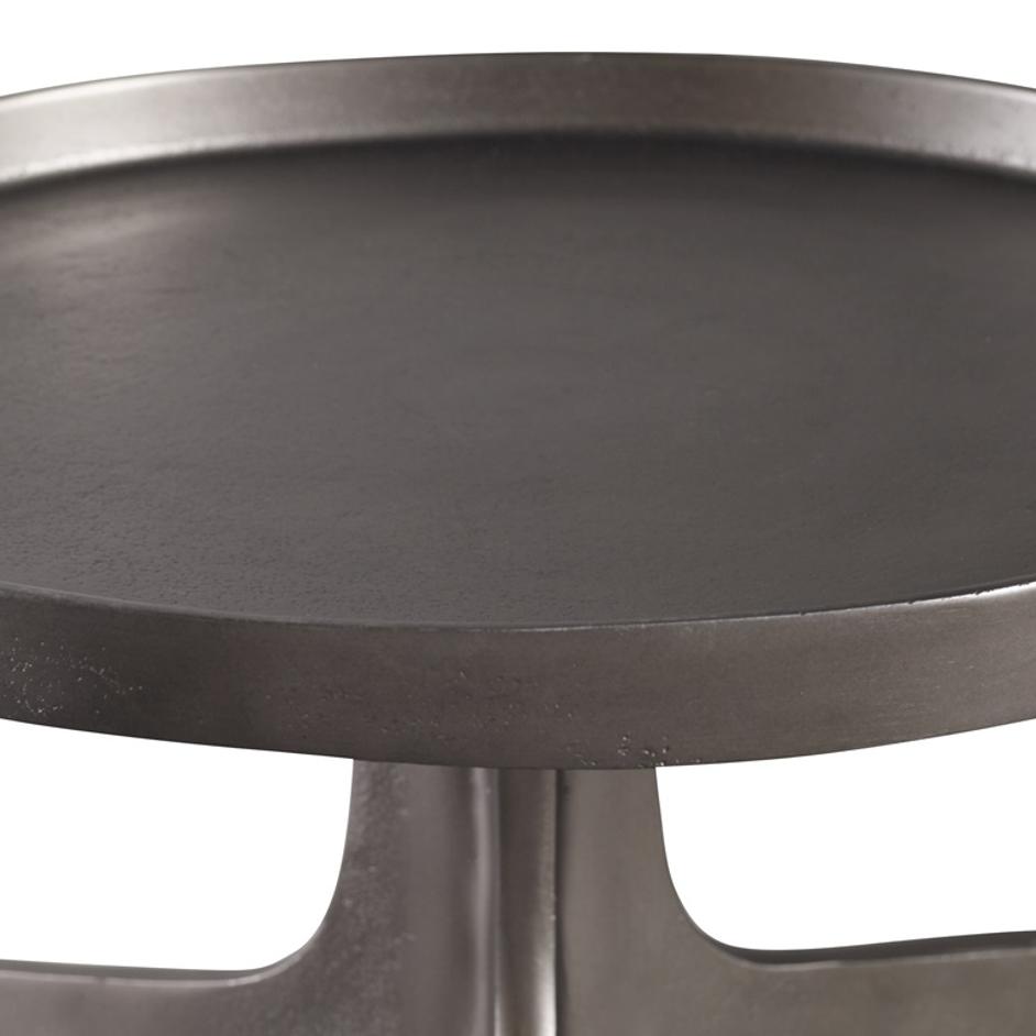 Kenna Nickel Accent Table by Uttermost