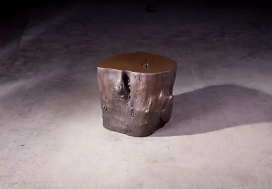 Log Stool, Large, Bronze by PHILLIPS COLLECTION