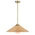 Phuvinh 1 Light Rattan Shade Pendant by Uttermost