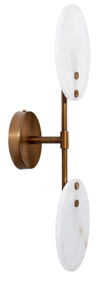 Oracle Alabaster Sconce by Jamie Young