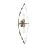 Arco AC11485 Wall Light in Faux Wood & Brushed Nickel by Artcraft
