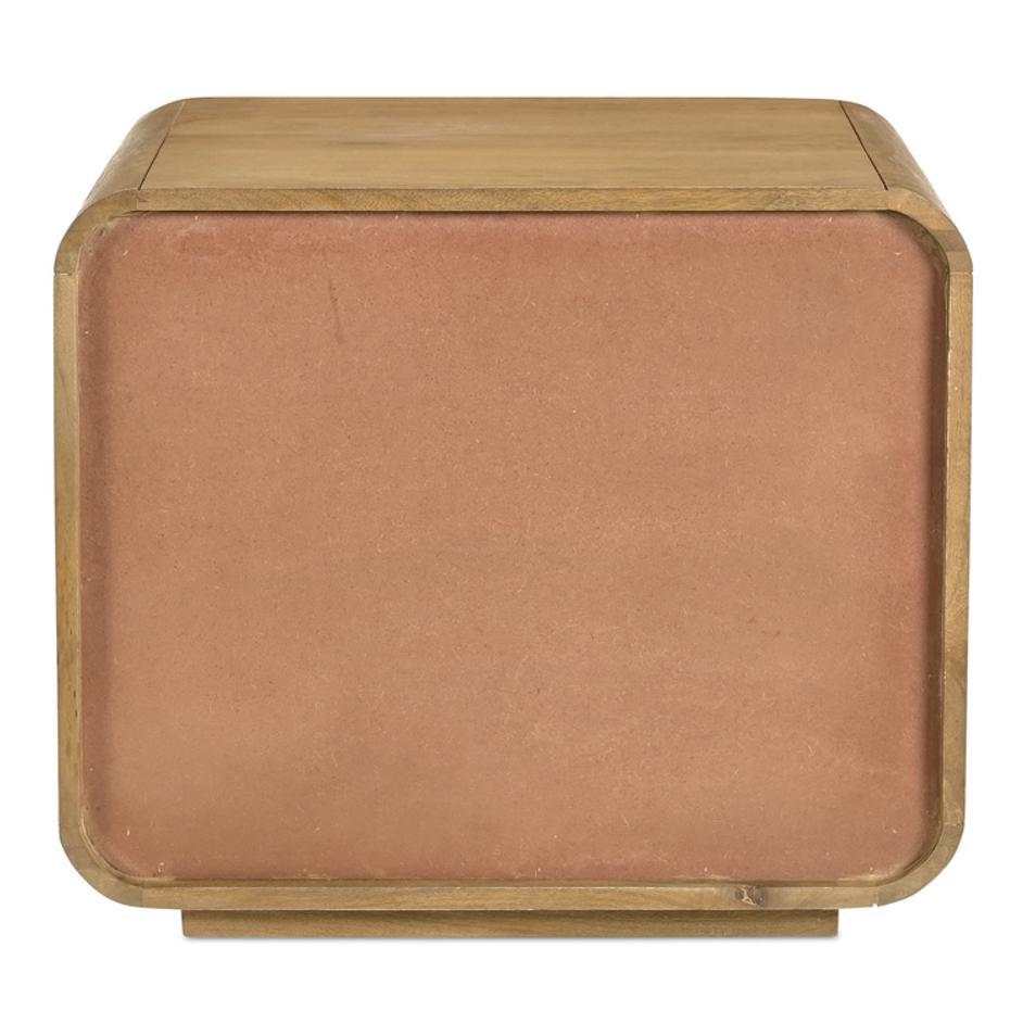 Lennon Nightstand Vintage Brown by Moes Home