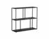 Eiffel Low Bookcase - Medium - Black by Sunpan