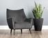 Sorrel Armchair - Polo Club Kohl Grey / Abbington Black by Sunpan