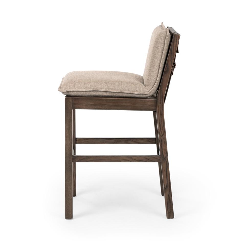 Wilmington Bar Stool in Alcala Fawn by FOUR HANDS