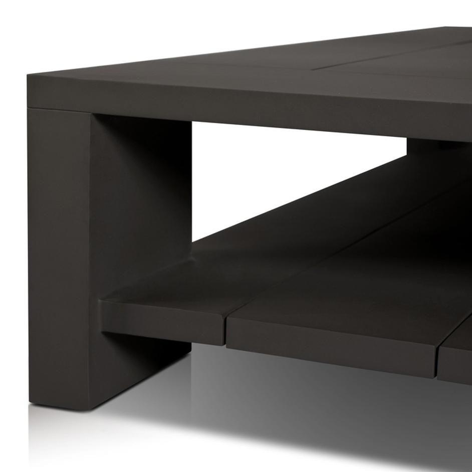 Roca Outdoor Metal Coffee Table - Bronze by Four Hands