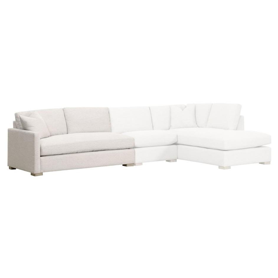 Clara Modular 2-Seat Left Slim Arm Sofa by Essentials For Living