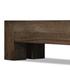 Abaso Large Accent Bench In Ebn Rstic by FOUR HANDS